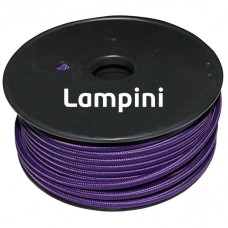 Καλώδιο Υφασμάτινο Κορδόνι 2x0.50mm² Μωβ 9-025040